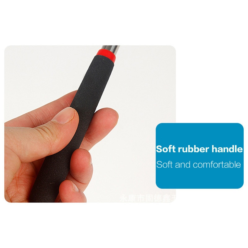 Silver Long Handle Shoehorn Flexible Stainless Steel Shoe Horn Stick Shoe Lifter Tool Shoe Spoon Tool 26.5~74.5cm