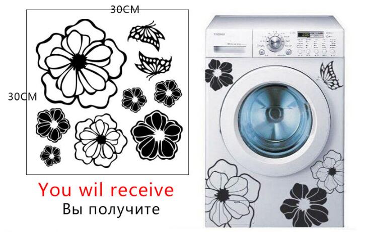 Adhesivos para pared y frigorífico 3D, pegatinas de mariposas para el hogar DIY, calcomanías para pared, calcomanías autoadhesivas de PVC para habitación de niños: Multicolor