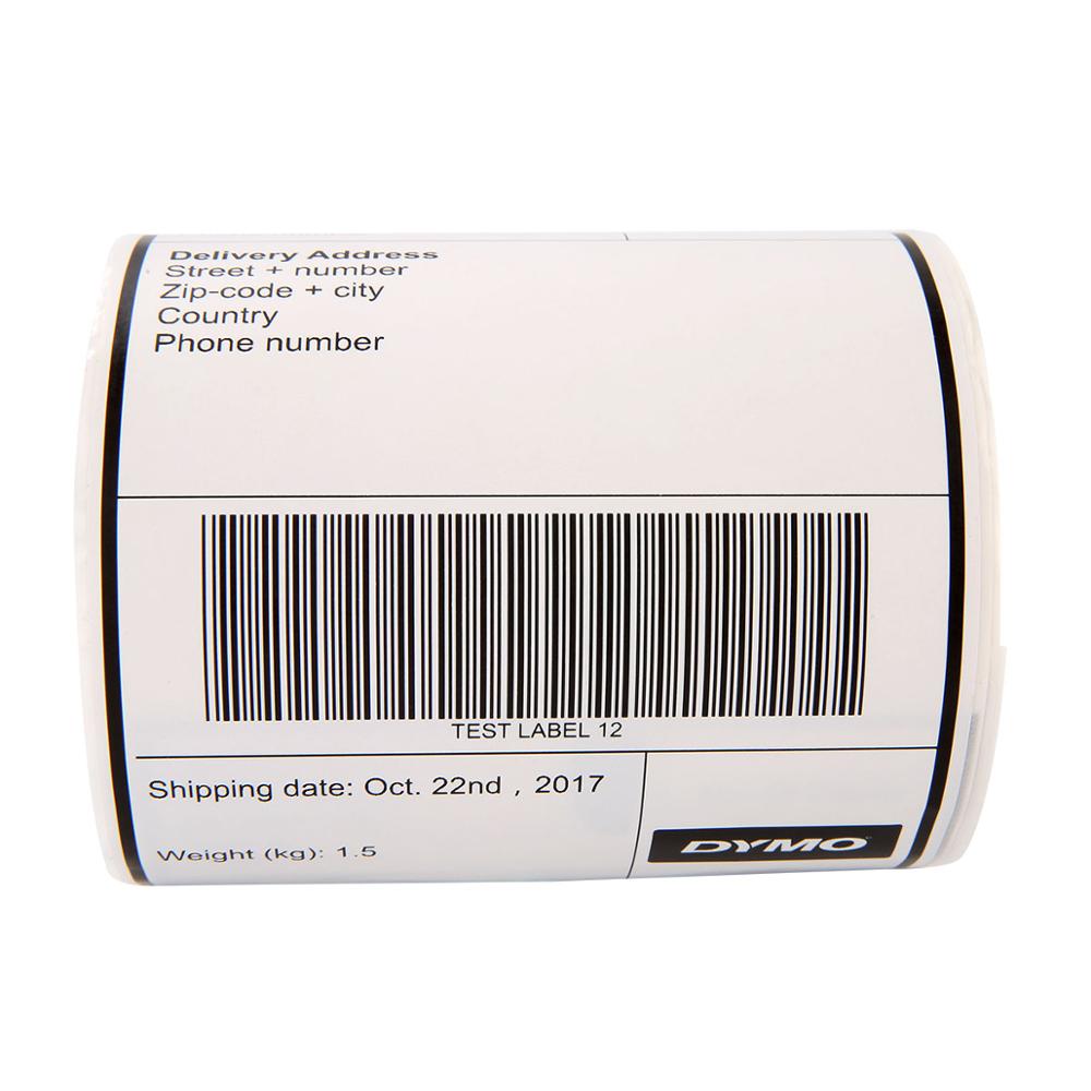 1 st dymo 4xl etiketter 1744907 kompatibla  - 4 x 6 tums etikettskrivare 220 termoskrivare etiketter per rulle för etiketter 1 st