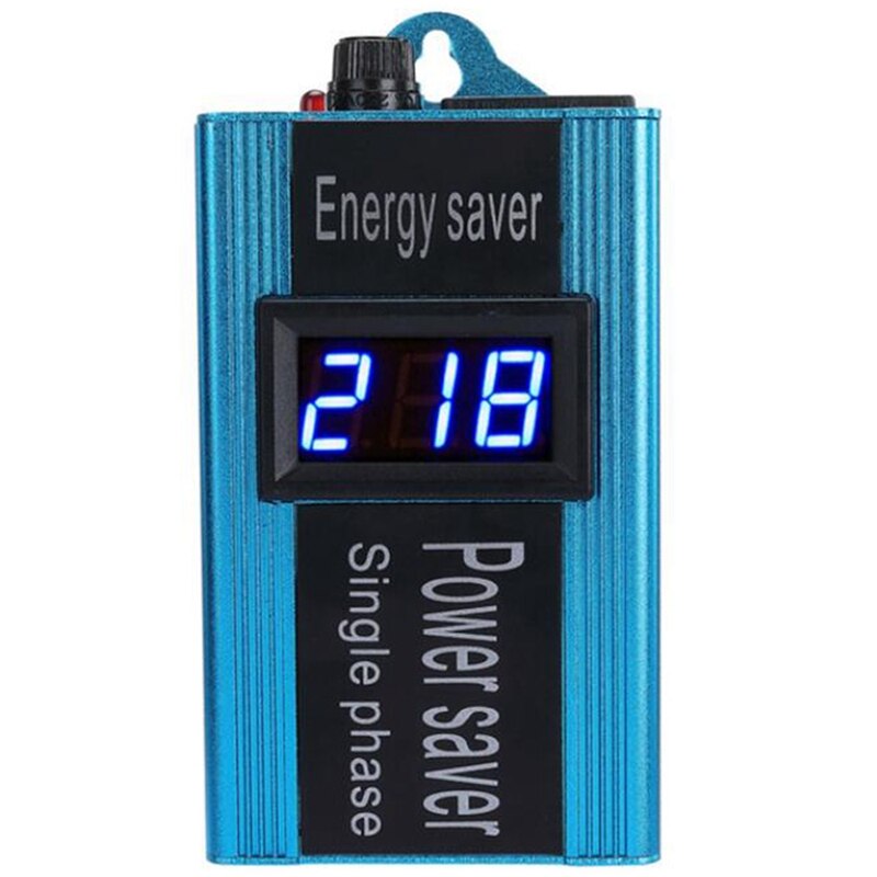 Intelligente Power Saver Energie Sparende Geräte Smart Power Factor Saver Electricity Saving Box 100KW, UNS Stecker: Blue