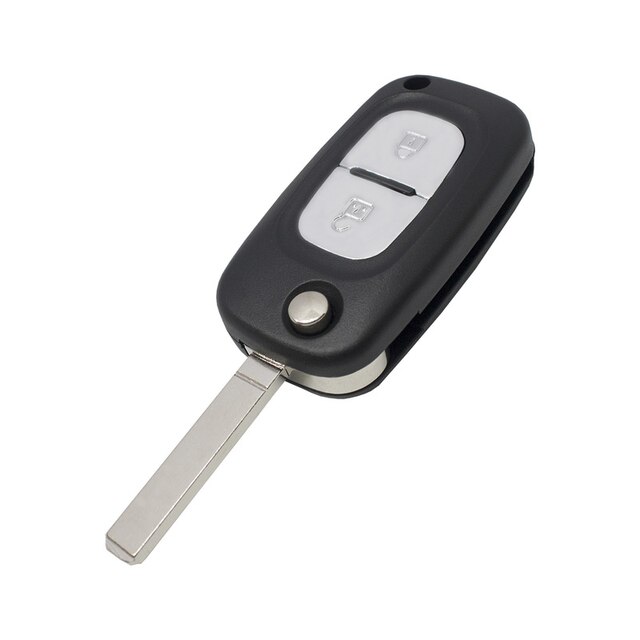 XNRKEY – coque de clé télécommande pliable, 2/3 boutons, pour Renault Clio Scenic Megane III Vivaro Movano, contrôleur de la circulation, Kangoo: 2Button VA2 Blade