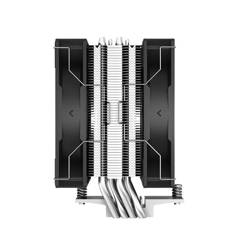 CPU Kjøler Deepcool AG400 - 4 Heatpipes - 2000RPM - Dobbel Vifte - LGA1700/1200/115X AM4/AM5