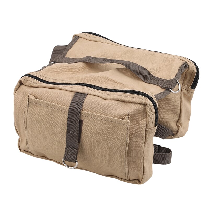 Canvas Pet Dog Saddlebags Pack Hound Travel Camping Hiking Backpack Saddle Bag Large Dogs Pannier: Default Title