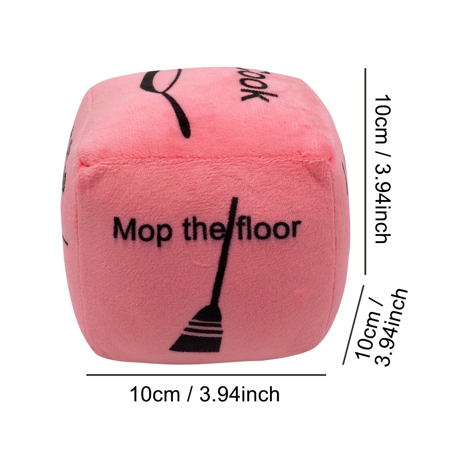 1Pcs Grappig Paar Familie Willekeurige Gelukkig Huishoudelijk Dice Decompressie Knuffel Thuis Decompressie Speelgoed Sofa Tafelblad Decoratie
