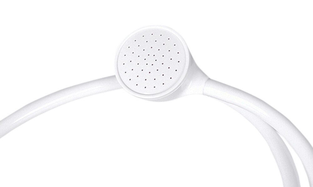 Alargador portátil blanco de 1,2 M-1,3 M, grifo de ducha, cabezal de ducha para lavabo, manguera, fregadero, lavado de pelo, grifo ancho individual, n. ° 35