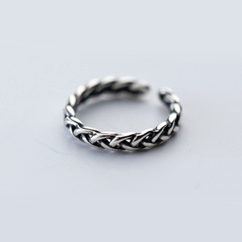 Persoonlijkheid Gothic Vintage Kettingen Ringen Voor Vrouwen Bridal Wedding Engagement Punk Verstelbare Antieke Ringen Rock Sieraden