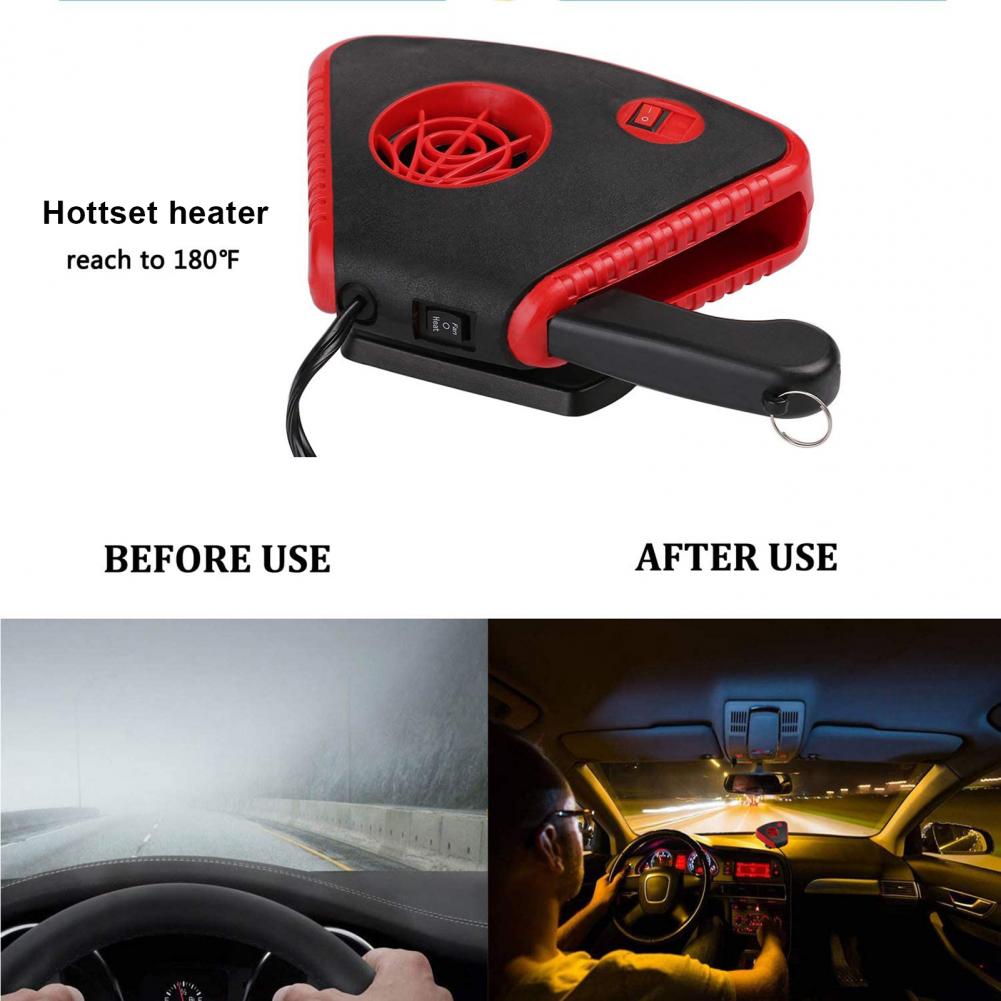 12V Universal Truck Heater Heating Cooling Vehicle Windscreen Demister Defroster Car Heater Defroster Demister Auxiliary Heater