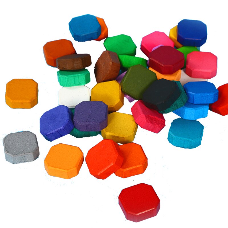 45 farger fast pigment akvarell maling sett med blyant bærbar penselpenn til kunstner maleri kunst forsyninger