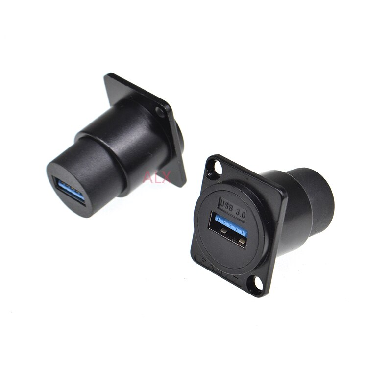 1 stk d type metal usb hunstik modul panel monteringsholder adapter usb 3.0 hun til hun stik til 86 panel kanoner