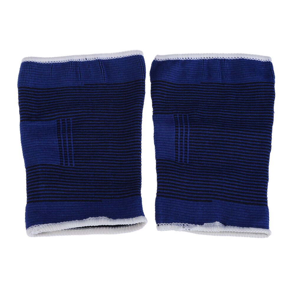 1 Paar Elastische Knie Blauwe Kniebeschermers Knie Brace Been Artritis Injury Gym Mouwen Elastische Bandage Enkel Brace Ondersteuning: Knee Supports