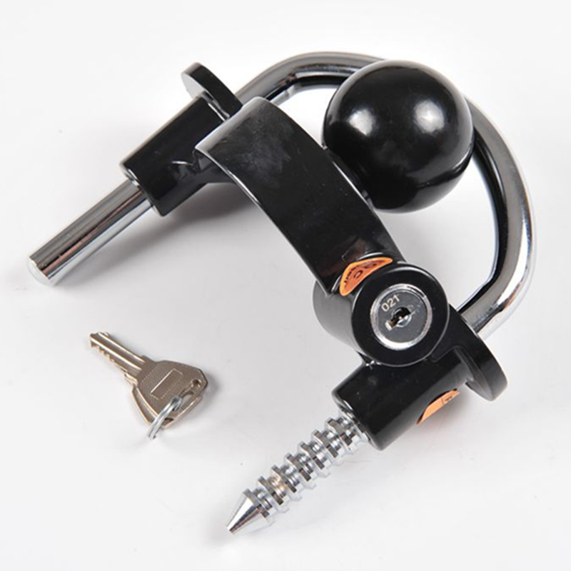 ALWAYSME Trailer Hitch Coupler Lock For 1-7/8" ,2" and 2-5/16" Trailer Hitch: black
