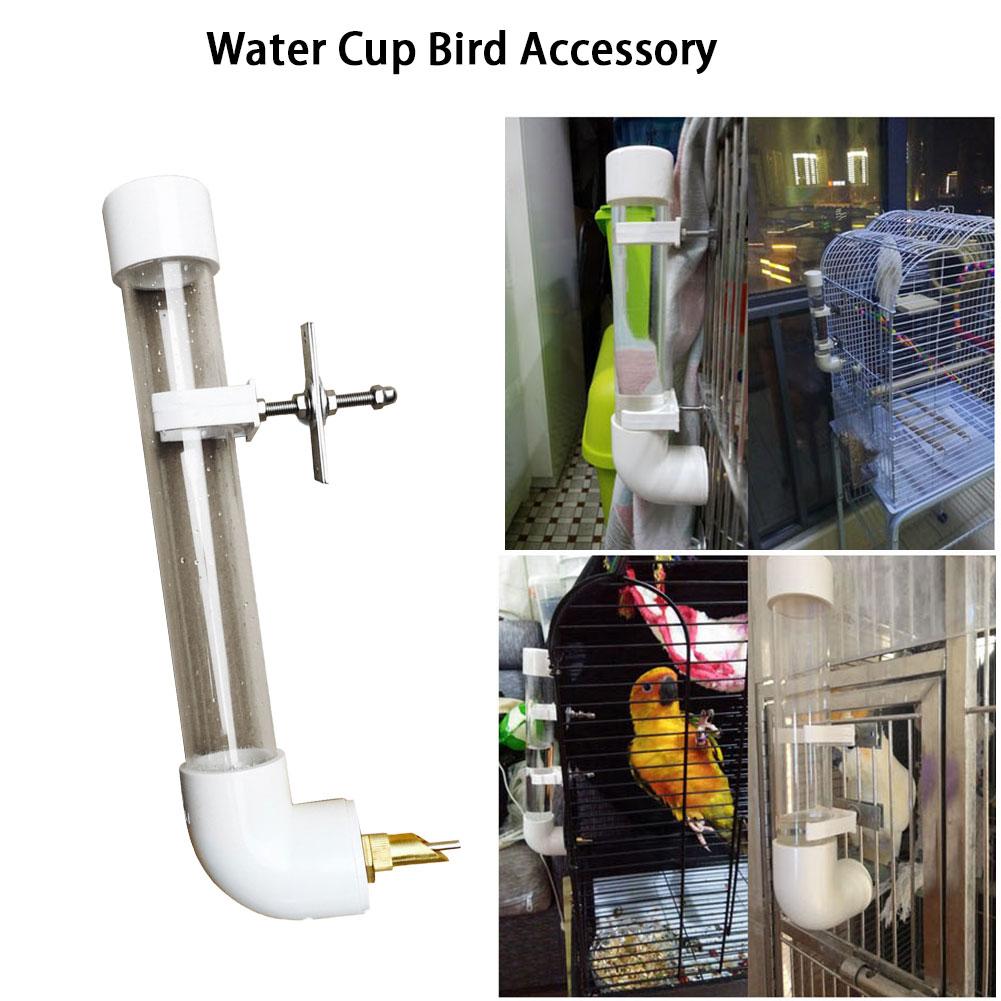 Bebedor de aves automático de plástico, dispositivo para beber aves, pajarera, cacatúa