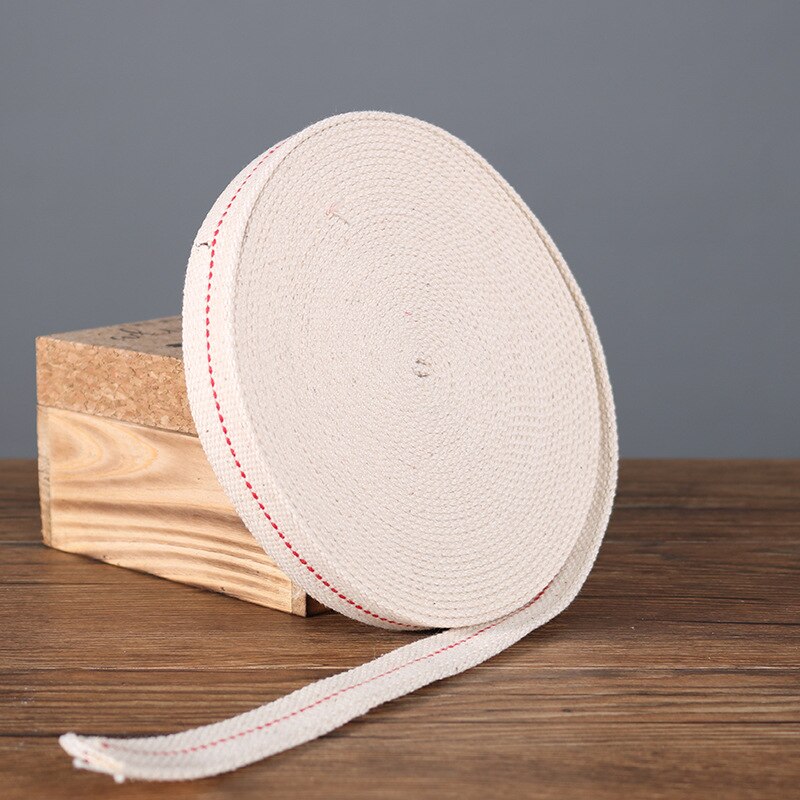 Mecha de lámpara de queroseno de 1 metro, mecha de algodón trenzada, lámpara de aceite de algodón plano, mecha para lámpara de aceite