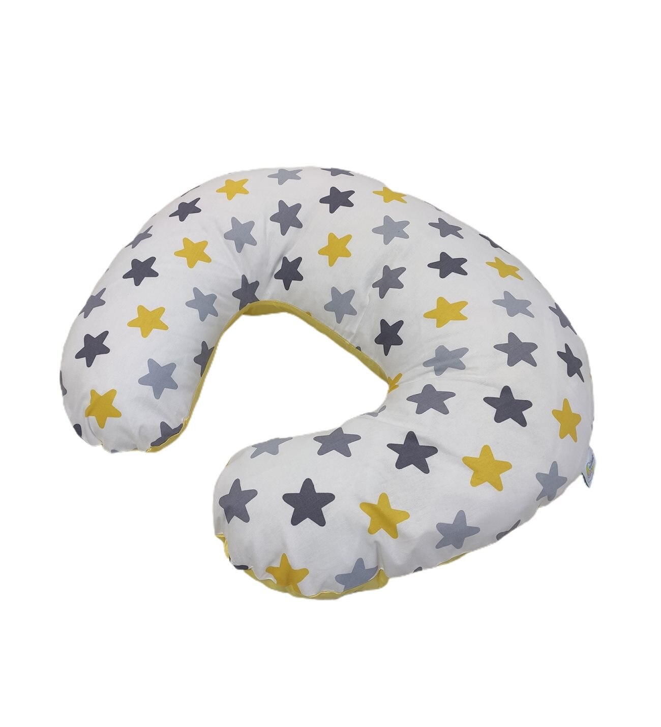 Cuscino per allattamento per bambini variazioni di colore a motivi a stella prodotti per madre-neonati cuscini per allattamento: gray-yellow