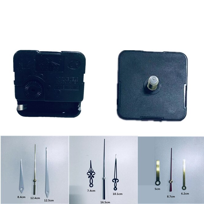M2188 silencieux grand mur Quartz horloge mouvement mécanisme 22mm arbre réparation outil pièces Kit bricolage ensemble avec des mains en métal