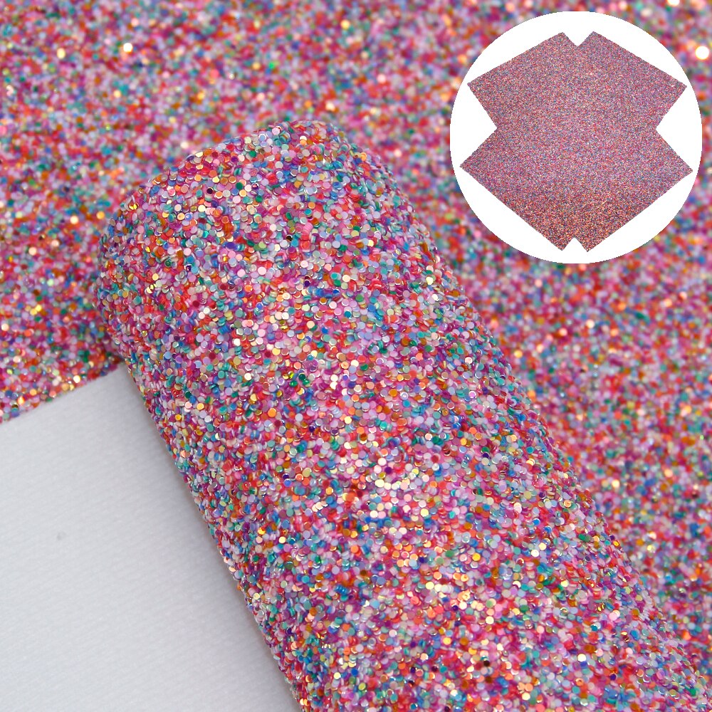 Cuir synthétique à paillettes épais 20*34cm AB | Matériel de bricolage fait main pour la fabrication de boucles d'oreilles événements à la maison, 1Yc7188: 1089691009