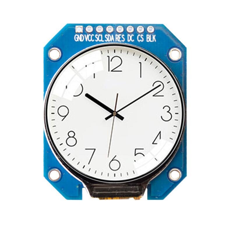 IPS 1.28 inch 12PIN SPI TFT LCD board Color Round Screen GC9A01 Drive IC 240(RGB)*240 4 Wire SPI high definition 400 brightness