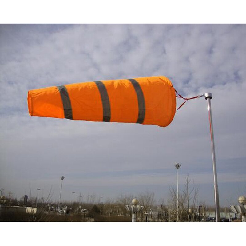 Sac de chaussette de mesure de vent arc-en-ciel extérieur anti-vent 60CM avec ceinture réfléchissante