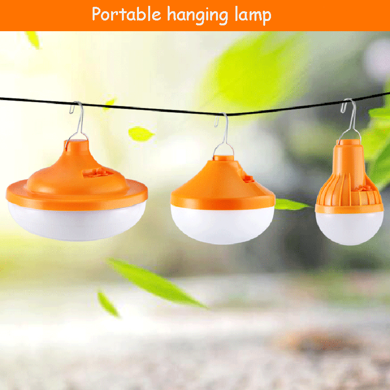 30W 200W Waterproof Portable Outdoor Dimmable Emergency Lights Hanging Lantern Lights Rechargeable Bulb for Camping Tent Fishing