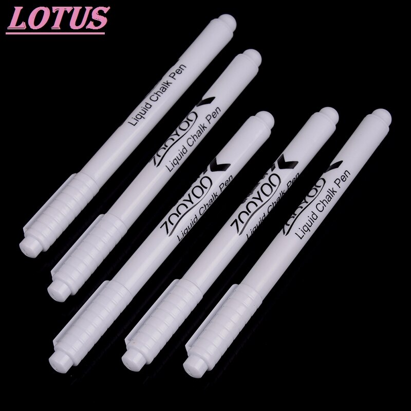 White liquid chalk pen blackboard marker pen Erasable ink pen for blackboard window 13.5cm 3pcs