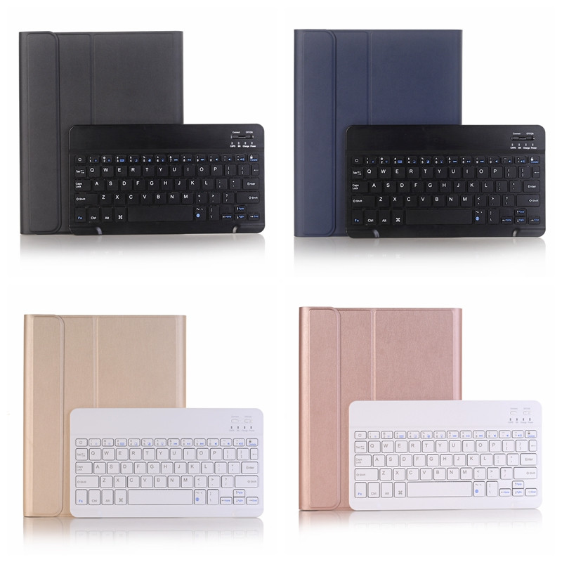 Bluetooth Keyboard Case for iPad 9.7 Pencil Holder Smart Leather Cover for iPad 9.7 /Pro 9.7 Air2/Air Case for ipad 5 6