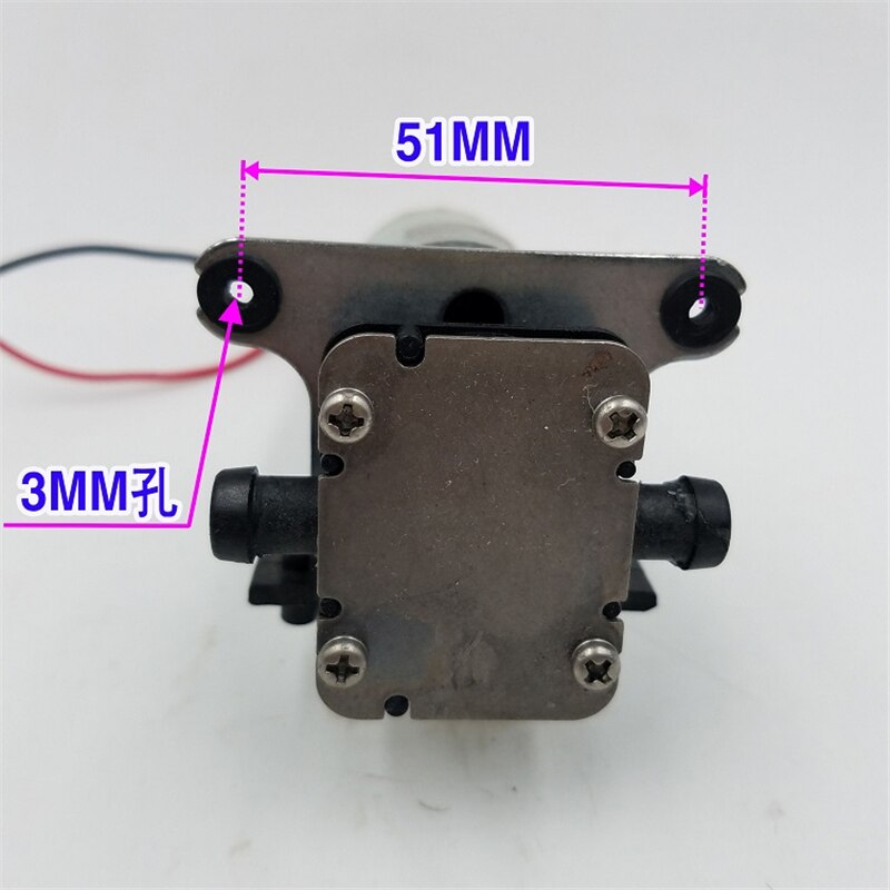12W 0.5MPA 350MA DC12V gear pump high temperature corrosion resistant self priming pump metering pump booster micro water pump