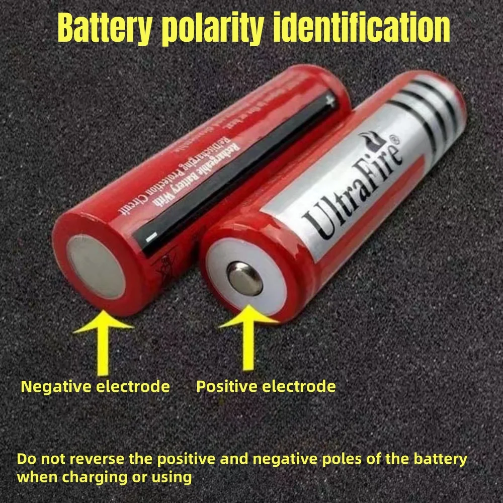 Batería de litio 18650, 3,7 V voltios, 6800mah, BRC 18650, batería recargable, baterías de litio de iones de litio para banco de energía, antorcha + cargador