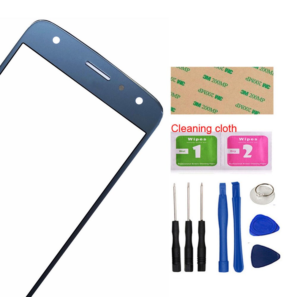 5.5'' X4 Mobile Touch Screen Outer Glass For Motorola Moto X4 XT1900 Front Glass Panel Replacement: Gray And Tools