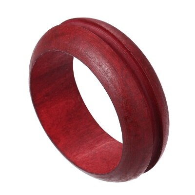 Yuluch Ronde Armbanden Diy Natuurlijke Houten Armbanden Green & Red Kleuren Etnische Stijl Voor Vrouwen Handgemaakte Armband Mode-sieraden: Red