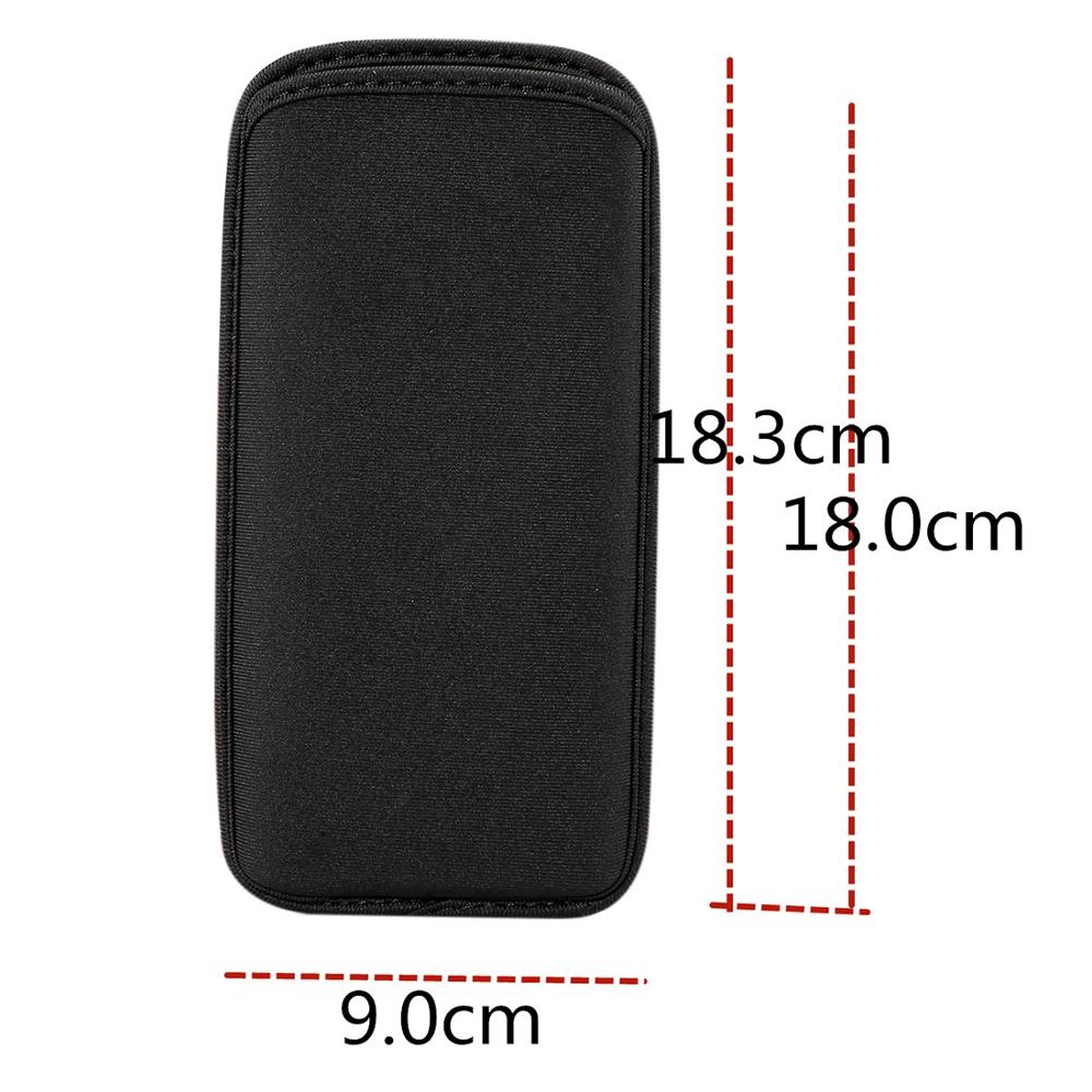Universal Neopren Handy Tasche für Galaxy Note9 Note8 A8 Sterne und andere 6,4 zoll Handy Vertikale Beutel 18x9 cm