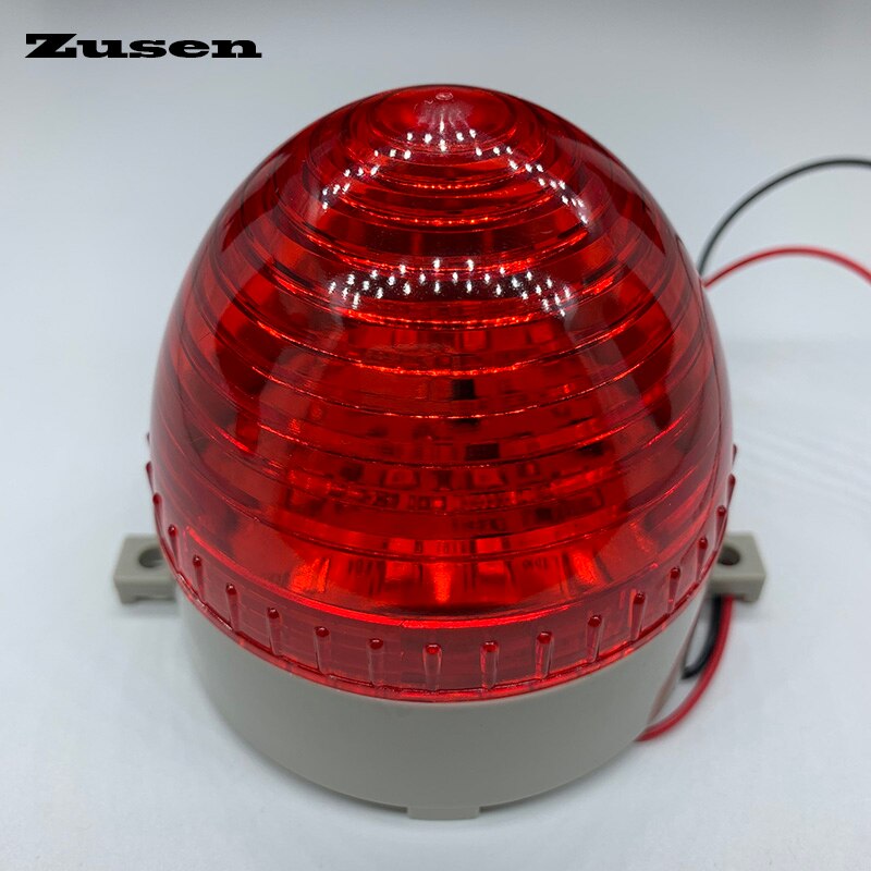 Zusen TB60 12V Kleine Security Alarm Strobe Signaal Waarschuwingslampje Led Lamp: Rood