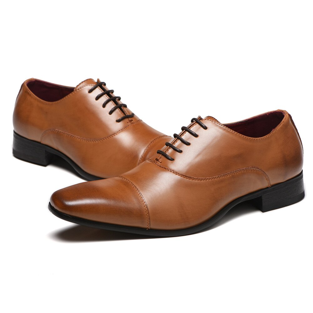 Chaussures pour hommes chaussures habillées chaussures d'affaires en cuir chaussures à lacets chaussures formelles pour fête de mariage  we345