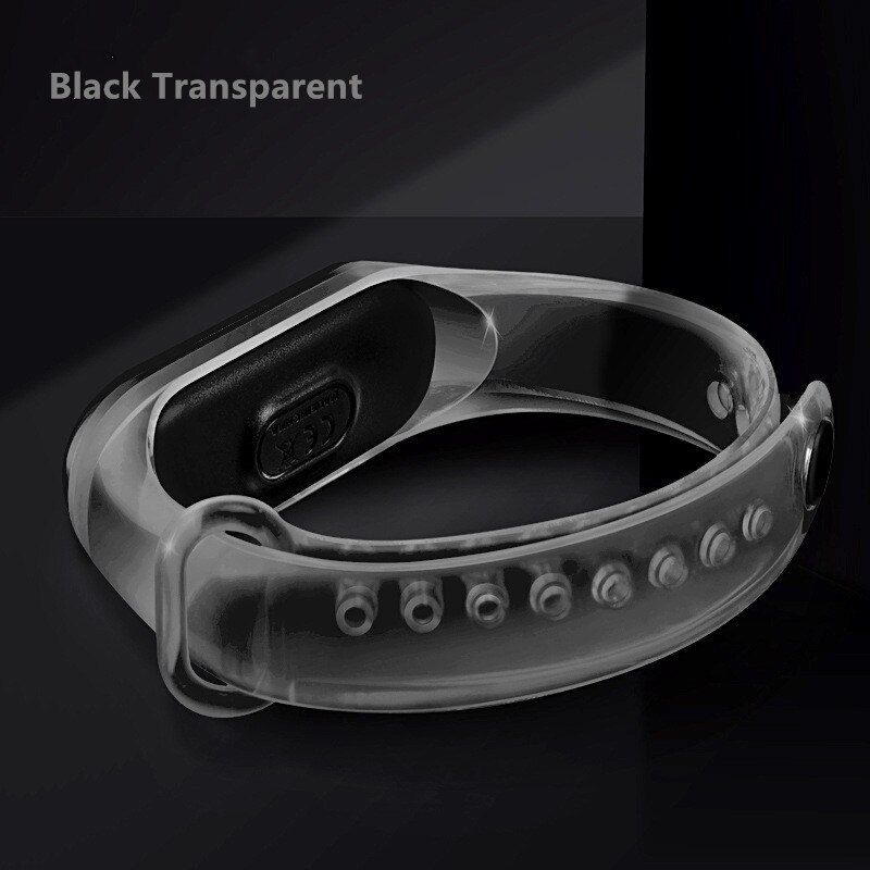 Reloj electrónico deportivo para hombre y mujer, pulsera Digital LED, transparente, a la
