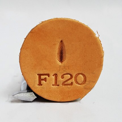 Metall lær bearbeiding salverktøy utskjæring lær håndverk frimerker lær håndverk stempling solid metall trykkverktøy: F120