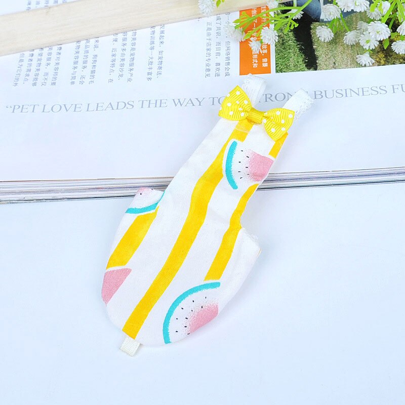 Neue Haustier Vogel Papagei Taube Windel mit Bowtie SchöNe Hase Obst Blume Gedruckt Nymphensittich Waschbar Kleidung Flug Anzug Ornament
