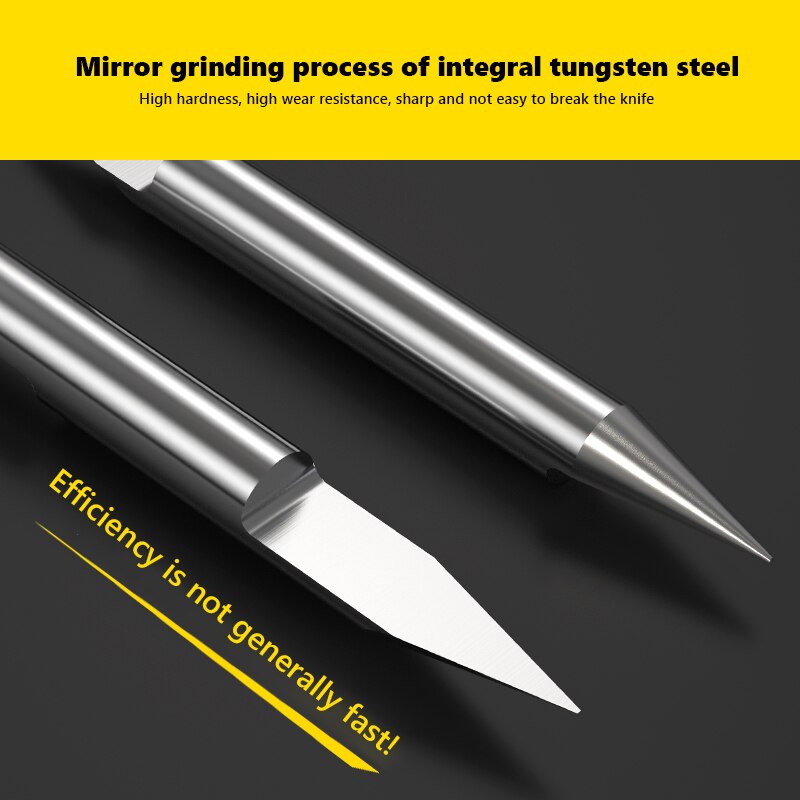 Pcb 3D Graveren Bit 30 Graden Cnc Router Bit V Vorm Carving Bits Getipt 3.175 Shank Tungsten Carbide Pcb 3D frees