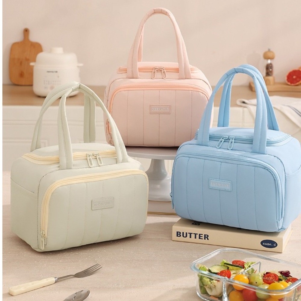 Large Capacity Insulated Lunch Bag Multip-Pocket Insulated Cooler Lunch Box Waterproof Cooler Function