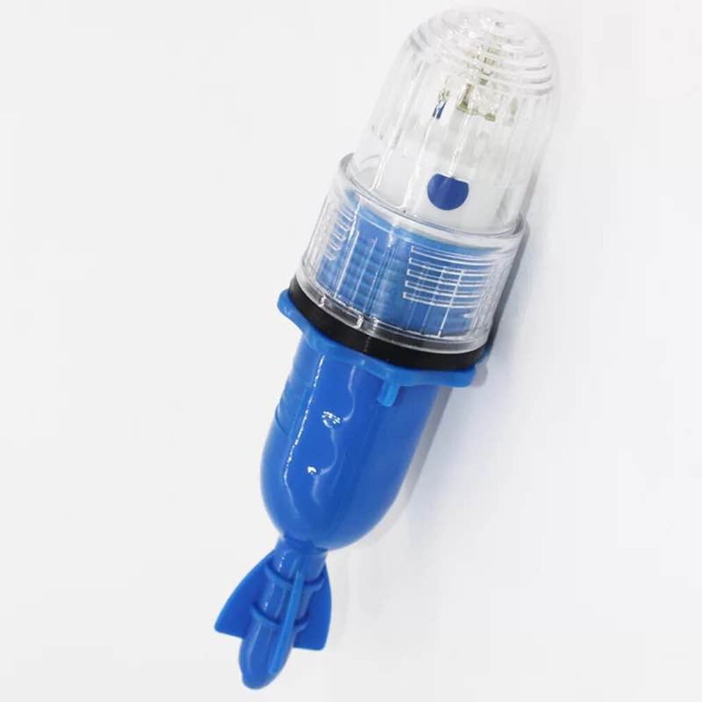 1Pcs Vissen Licht Onderwater Netto Baken Boei Signaal Knipperlicht Lampje Lokt Vis Finder Lamp Knippert