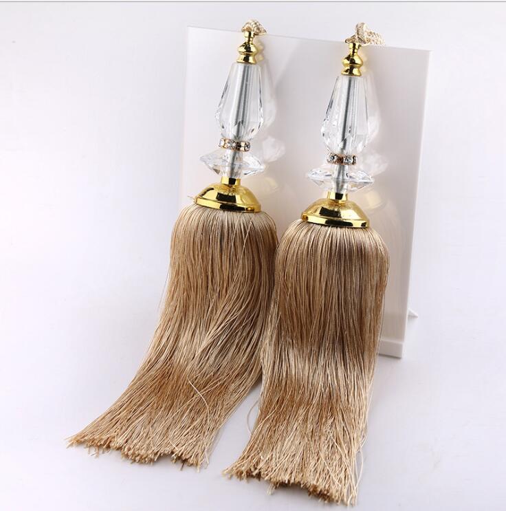 style curtain decoration accessories acrylic crystal hanging ball tassel bandage home textile decoration supplies: NO 4