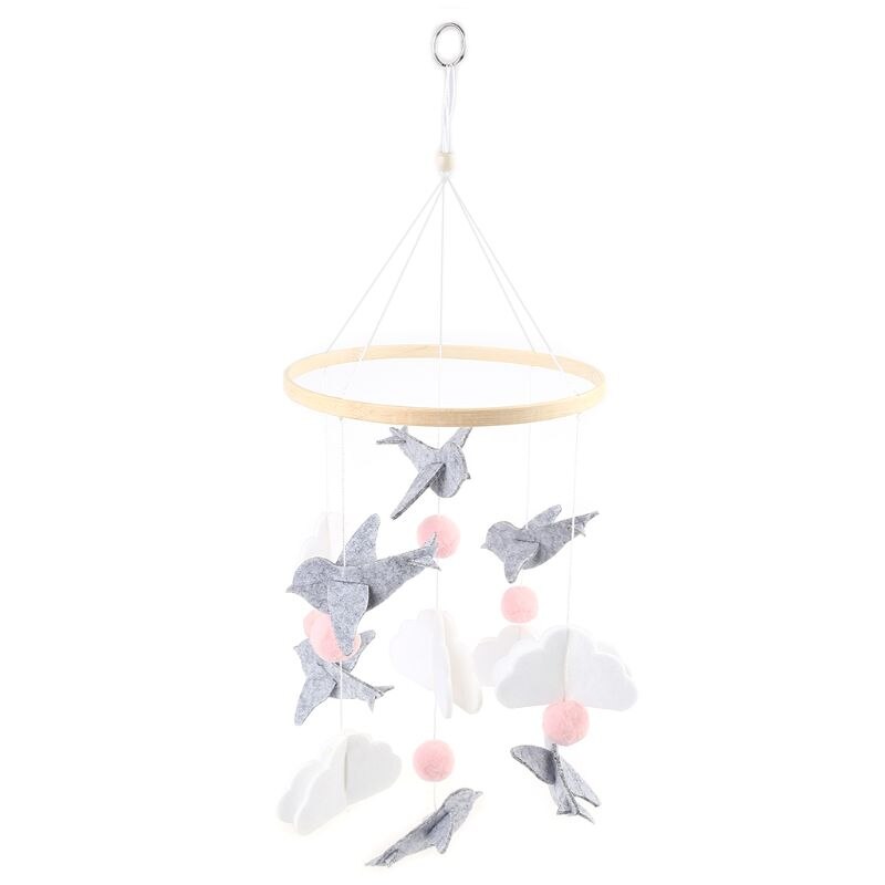Baby Krippe Fühlte Ball Musical Handy, Mobiltelefon Rassel Baby Kinderbett Wind Glockenspiel Bett Glocke Spielzeug freundlicher Zimmer Hängen Dekoration