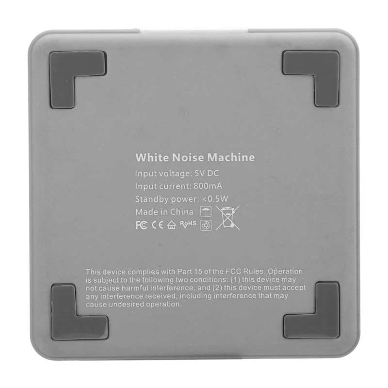 Sleep Aid Machine SMY‑02 Sleeping Sound Therapy Machine Portable Sleep Aid White Noise Machine Black Sound Therapy Machine