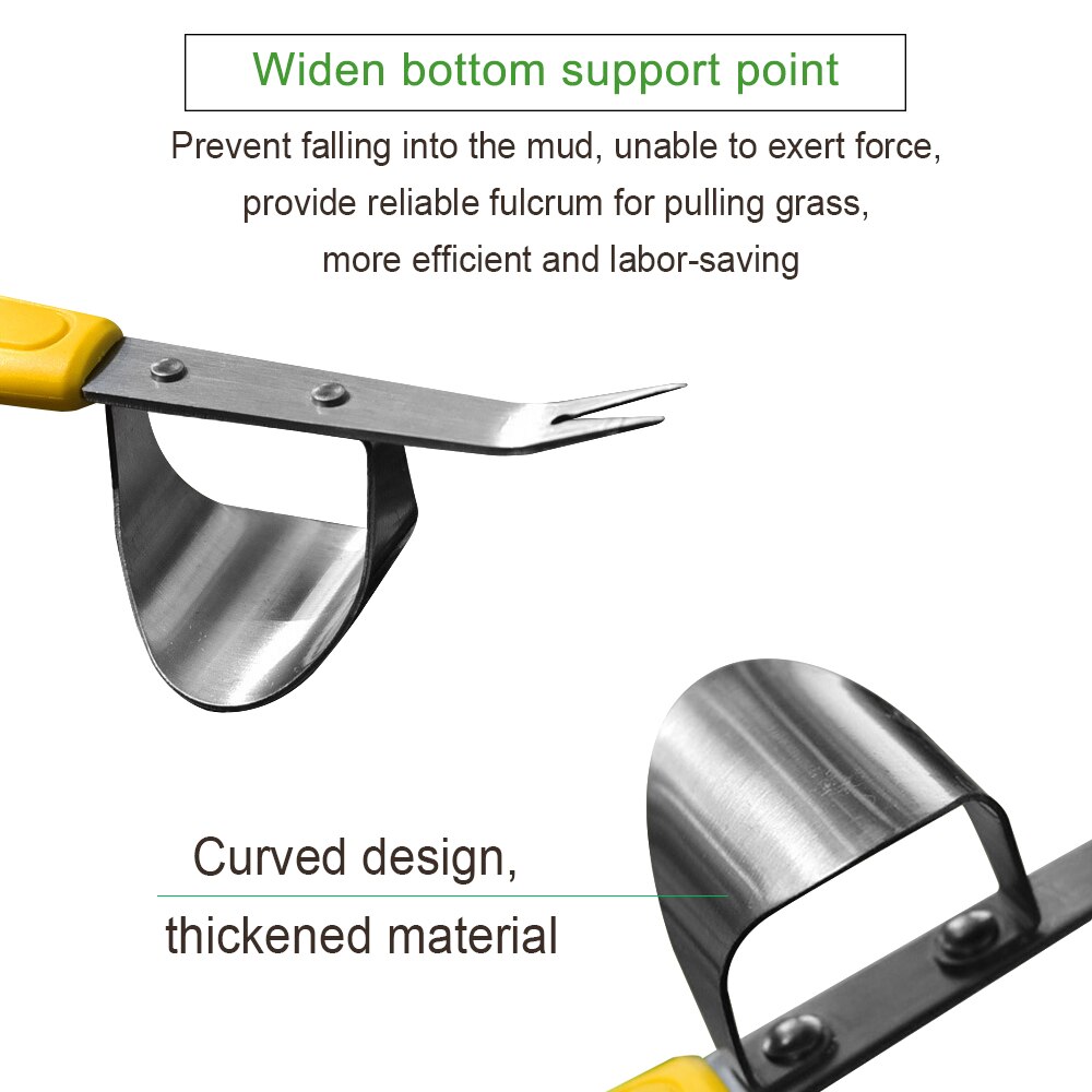 Garden Outdoor Stainless Steel Labor-Saving Manual Multi-Function Manual Lawn Weeding Machine