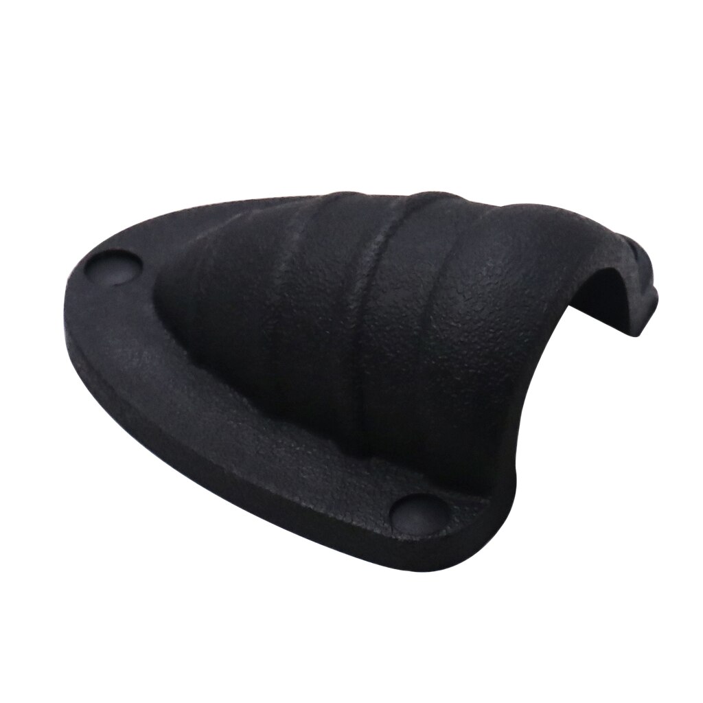 Marine Nylon Clam Shell Vent Wire Cover Clamshell Ventilation Accessories Parts - Small - Black
