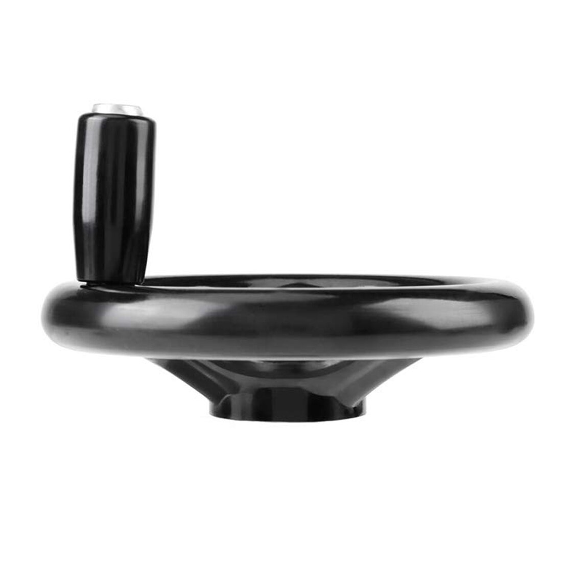 Torno de máquina fresadora negra CNC para impresora 3D, rueda de mano de 100/125/160/200mm, 3 ruedas de mano onduladas y redondas de baquelita
