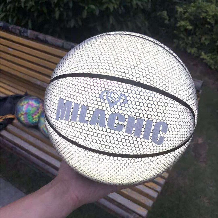 Reflectores holográficos, luminosos, fluorescentes, baloncesto, arcoíris, estrellas, cielo, geniales efectos de iluminación de baloncesto en línea