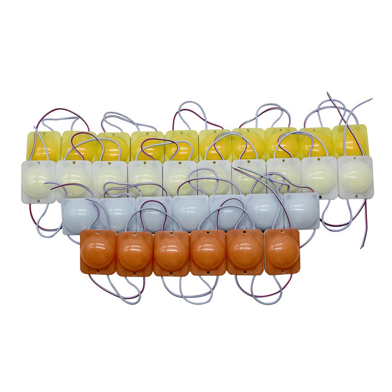 100pcs 2.4w waterproof COB LED Module Single Module One light Module Red Green Blue Yellow Pink 12v Lightbox Sign LOGO Module