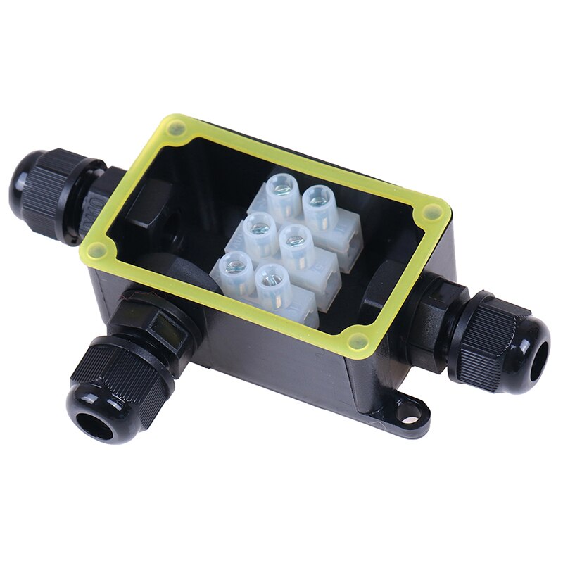 1PC 3 Way Junction Box IP66 Outdoor Waterproof Electrical Cable Wire Connector Junction Box With Terminal 450V