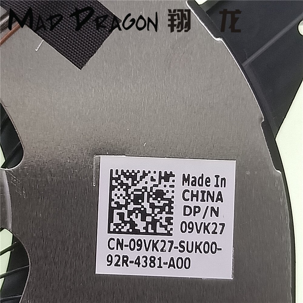 Nuova CPU originale Ventola di Raffreddamento del Dissipatore di Calore per dell latitudine 5580 5590 E5580 di Precisione 3520 3530 Del computer Portatile 09VK27 9VK27 02K3PX 2K3PX