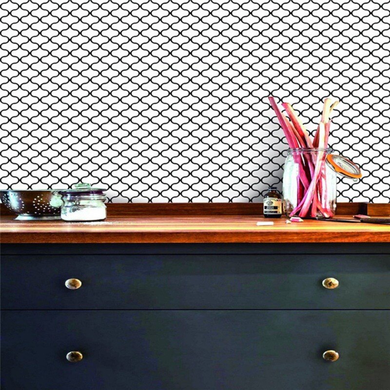 1PC 25x25CM 3D Three-dimensional Wall Sticker Self-adhesive Wall Sticker Epoxy Waterproof Diamond White Home Decoration