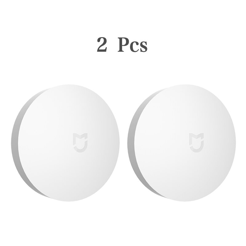 Xiaomi Smart Home Kit Mijia Gateway Door Window Human Body Sensor Temperature Humidity Sensor Wireless Switch Zigbee Wifi Socket: 2pcs Switch